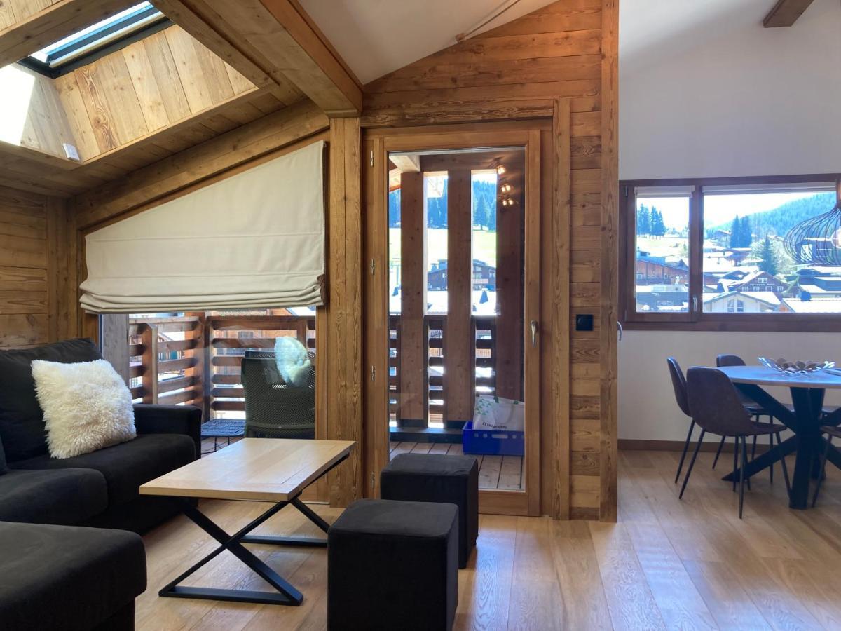 Le Lodge Chasse Montagne Les Gets Zewnętrze zdjęcie